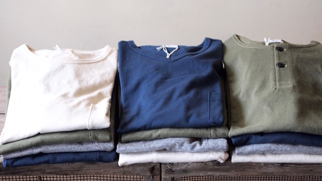 WORKERS Crew-V-Henley Neck Tee 2018-Top