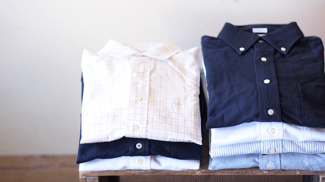 WORKERS Modified BD Round Collar Shirt-Top