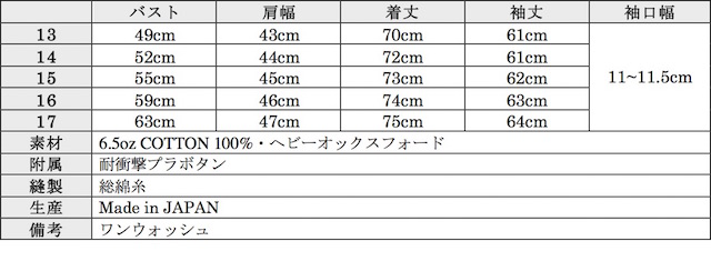WORKERS Modified BD Shirt 6.5oz D-OX-Graph