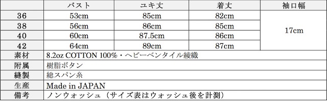 WORKERS Single T-Coat Heavy Ventile-Graph