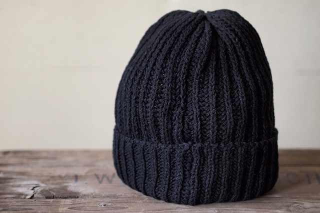 Alderney Cotton Indigo Knit Cap-4