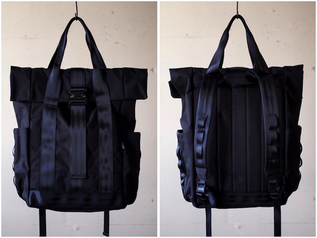 DEFY BAGS VerBockel Rolltop Pack, Black Cordura-3