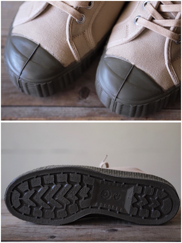 FERN Canvas Sneaker Army Type Low Cut SAND-3