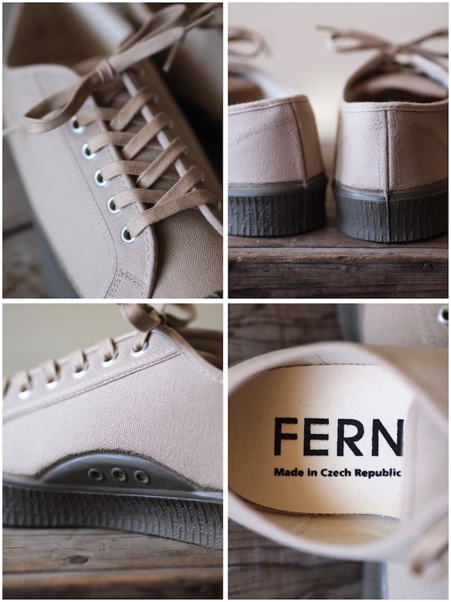 FERN Canvas Sneaker Army Type Low Cut SAND-4