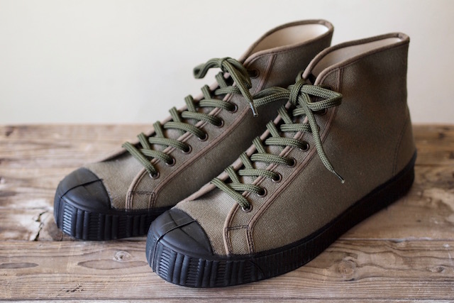 FERN Sneaker Army Model HC, Dark Olive-1