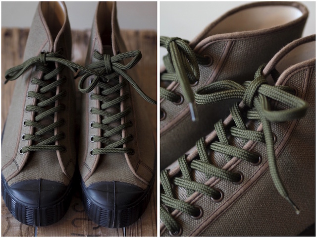 FERN Sneaker Army Model HC, Dark Olive-3