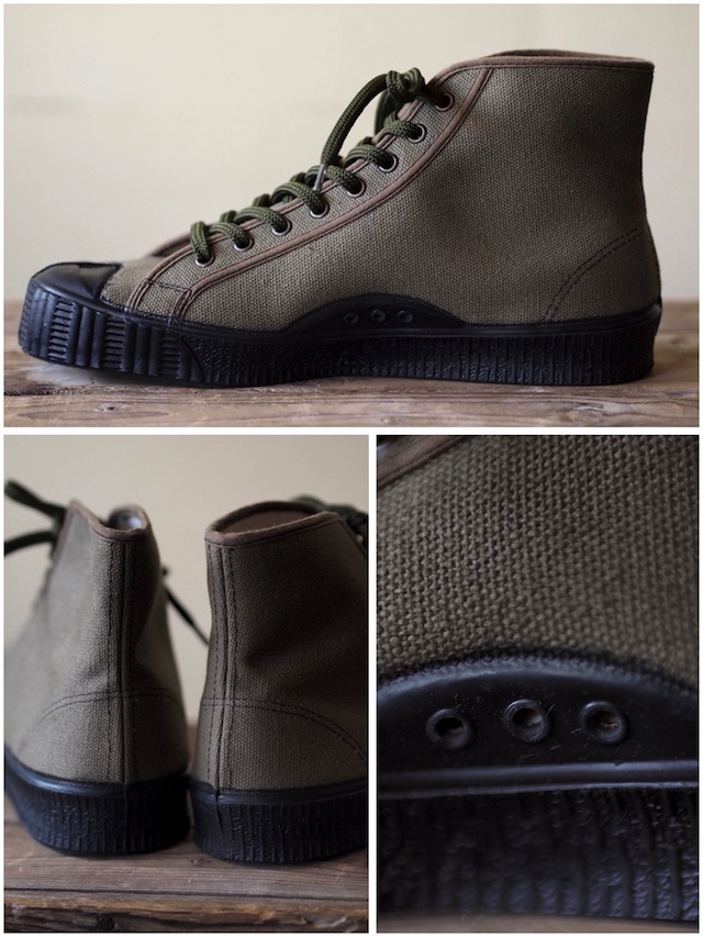 FERN Sneaker Army Model HC, Dark Olive-4