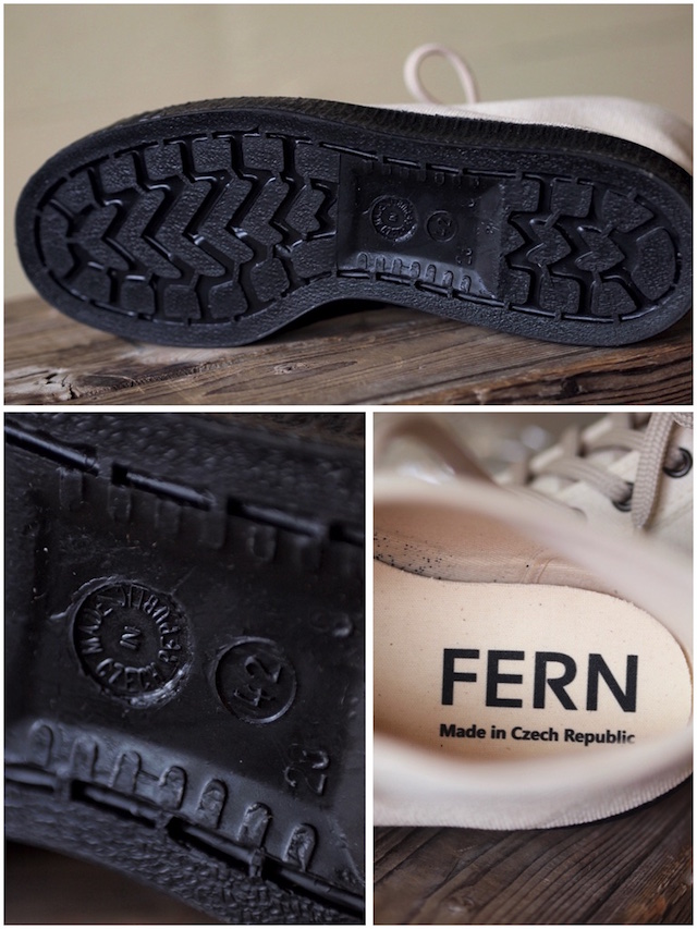 FERN Sneaker Army Model HC, Off White-4