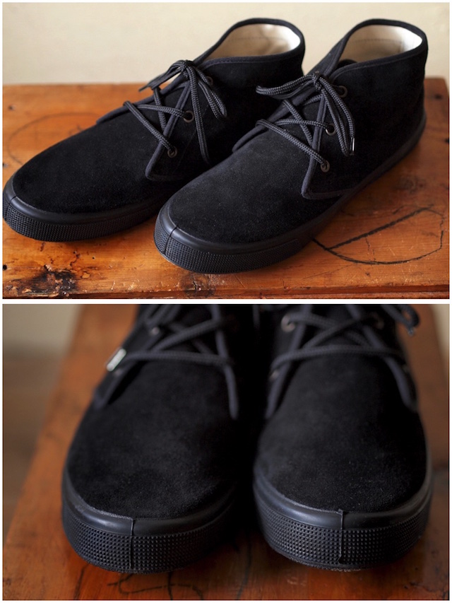 FERN Sneaker Chukka Model Suede, Nero-2