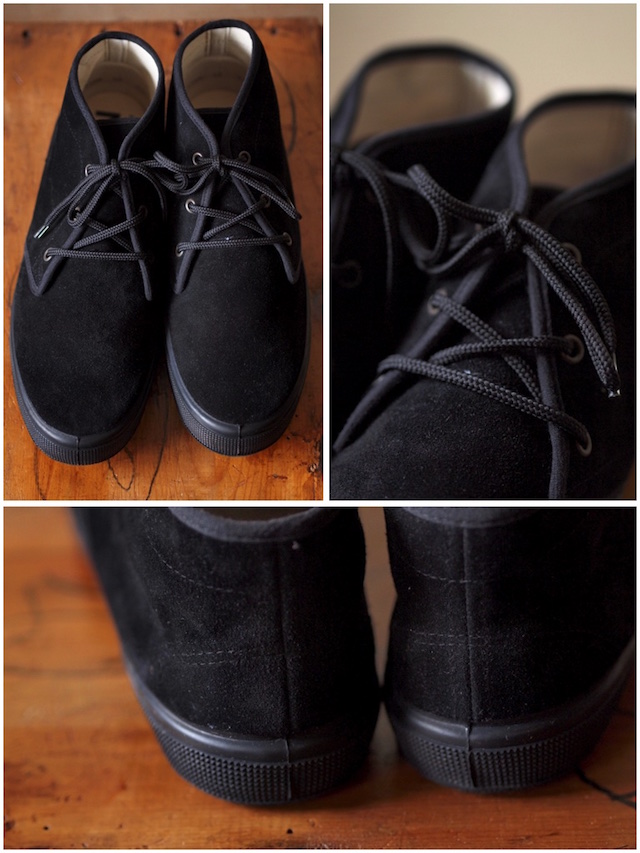 FERN Sneaker Chukka Model Suede, Nero-3