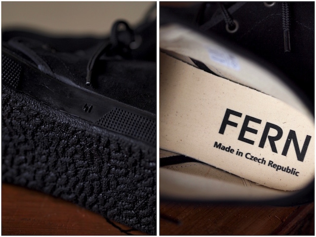 FERN Sneaker Chukka Model Suede, Nero-4