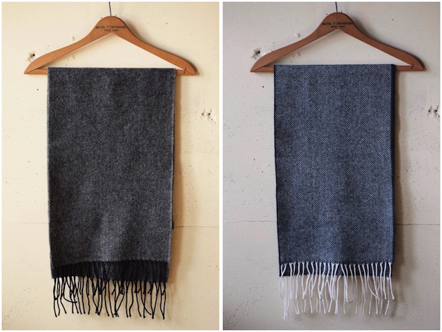 FOXFORD Lambswool Herringbone Scarf-2