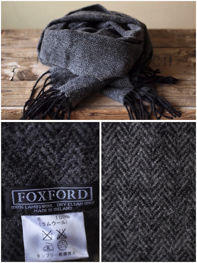 FOXFORD Lambswool Herringbone Scarf-3