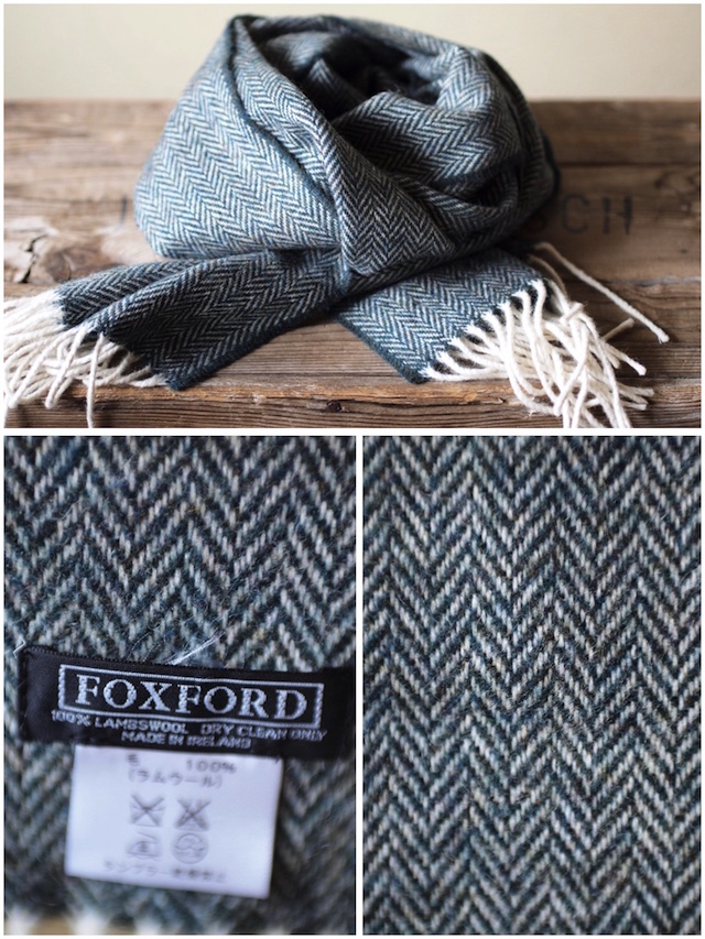 FOXFORD Lambswool Herringbone Scarf-4