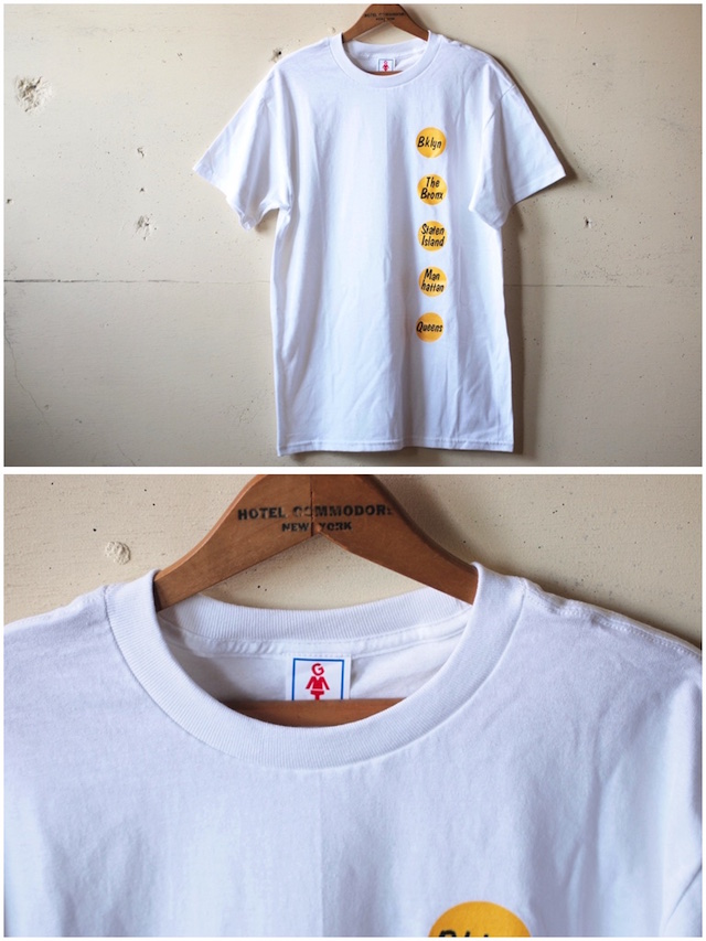 GMT (General Mean T-Shirts) Five Borough White-2