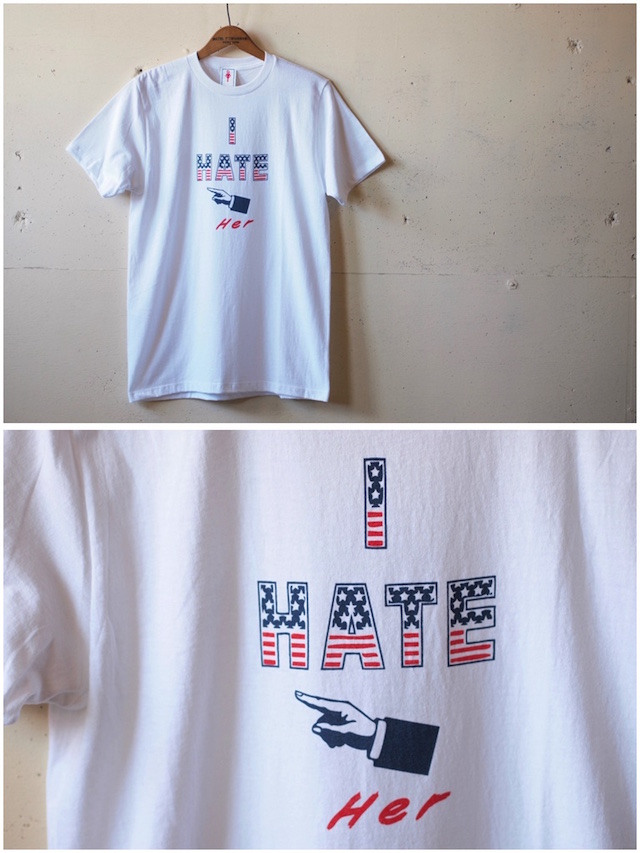 GMT Printed Tee I Hate Her White-2