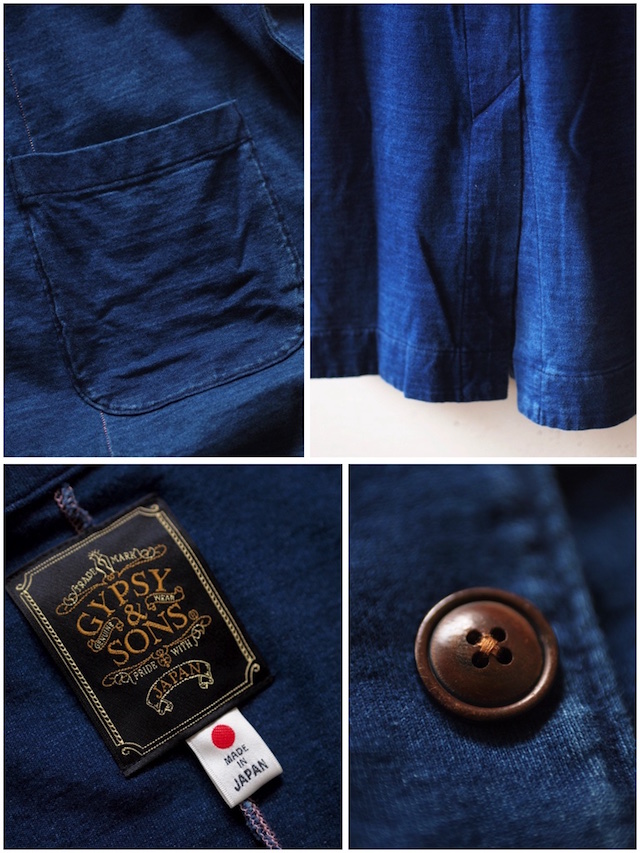 Gypsy&Sons Indigo P-Knit Atelier Coat-8