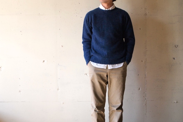 Harley of Scotland, Shetland Sweater, Denim5