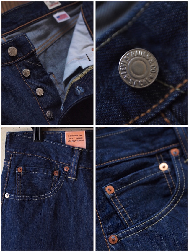 Levi's（リーバイス）501-Rinse, Cone Mills・White Oak Denim