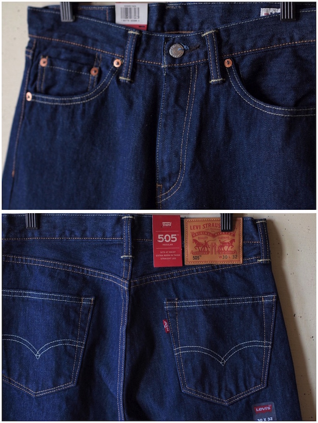 Levi's (リーバイス) 505 Rinse White Oak Denim Made in USA-5