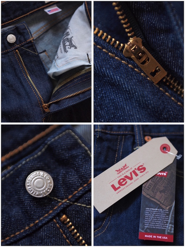 Levi's (リーバイス) 505 Rinse White Oak Denim Made in USA-6