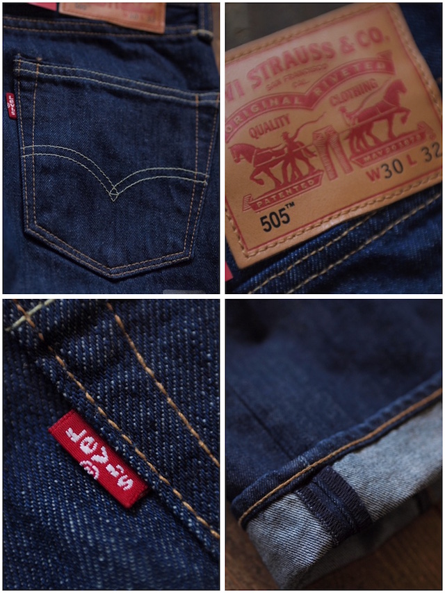 Levi's (リーバイス) 505 Rinse White Oak Denim Made in USA-7