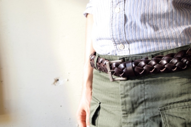 ANGLO (アングロ) Braided Belt, Testomorro【UNCLE JOHN】通販