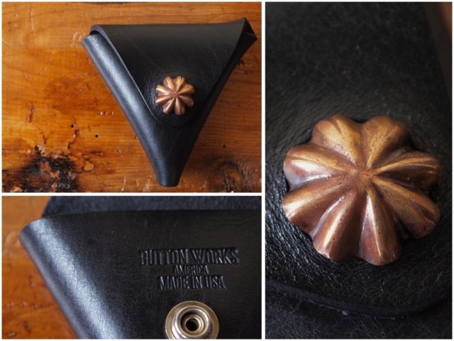 Button Works (ボタンワークス) Coin Case, Black