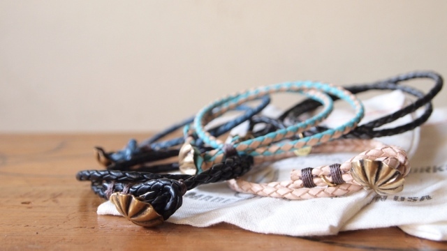 Button Works (ボタンワークス) Leather Bracelet-1