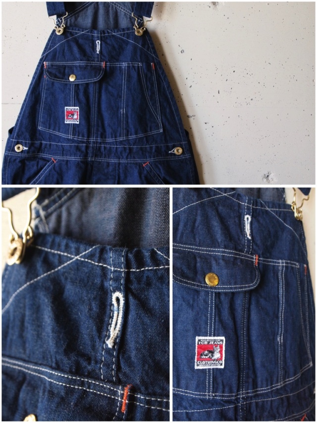 TCB jeans] Wrecking Crew Pants / デニムオーバーオール【UNCLE