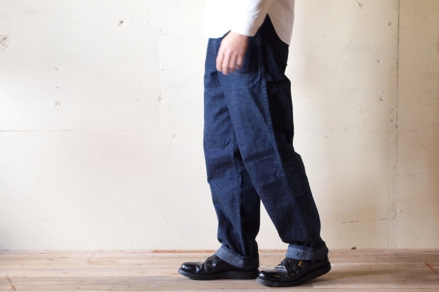 [TCB jeans] SEAMENS TROUSERS / USN デニムデッキパンツ【UNCLE JOHN】通販