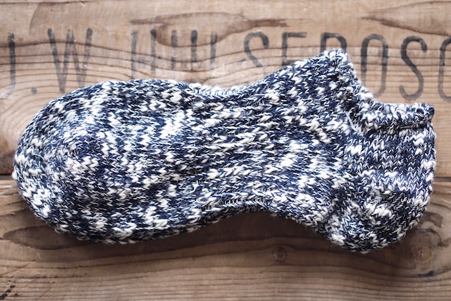 Mauna Kea Slub Nep Sneaker SOX-Navy