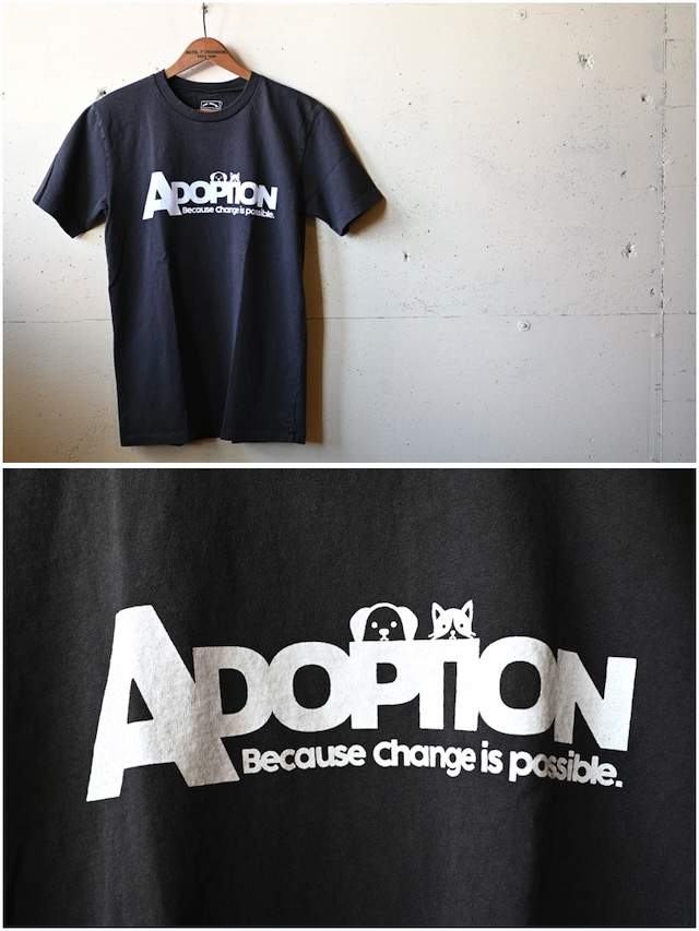 MIXTA Printed Tee Adoption Vintage Black-2