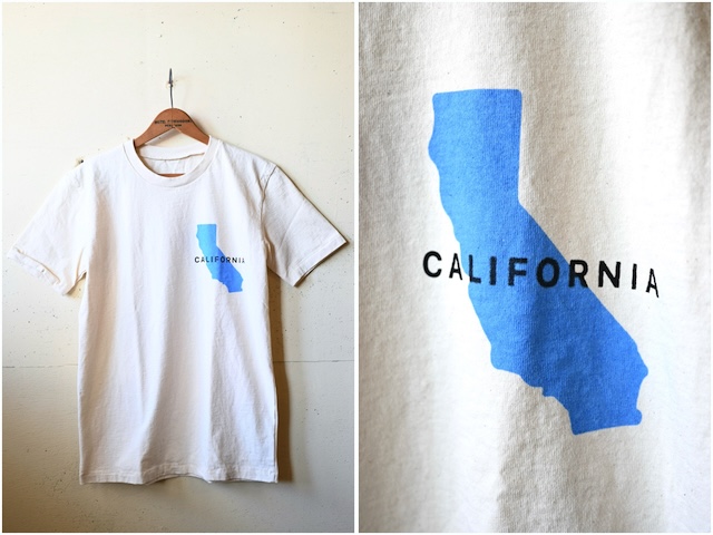 MIXTA Printed Tee California Map natural-2