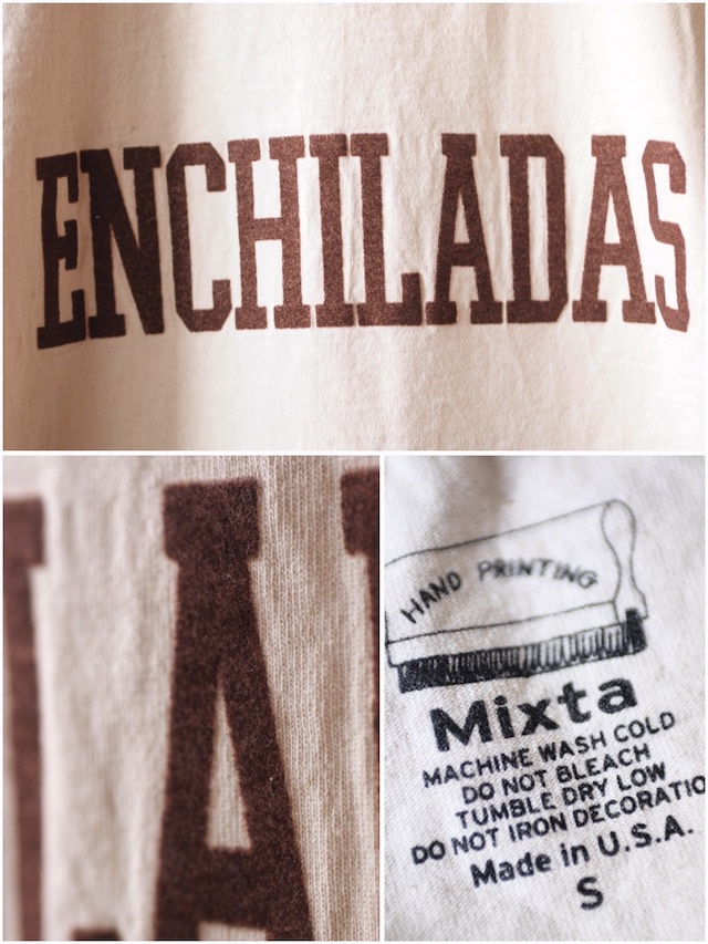 MIXTA Printed Tee ENCHILADAS Natural-3