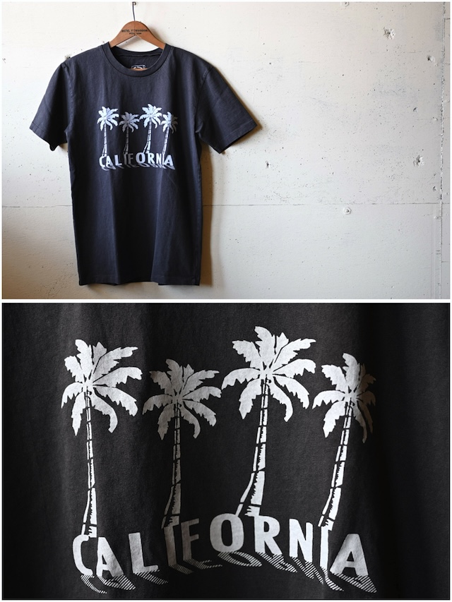 MIXTA Printed Tee Palm Tree Vintage Black-2