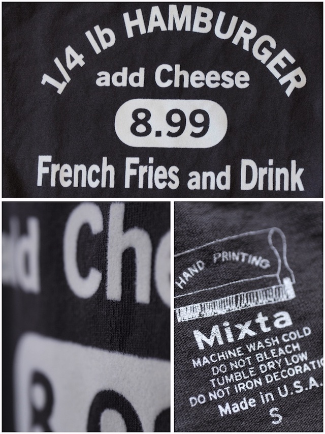 Mixta Tee 1/4 lb COMBO Vintage Black-3