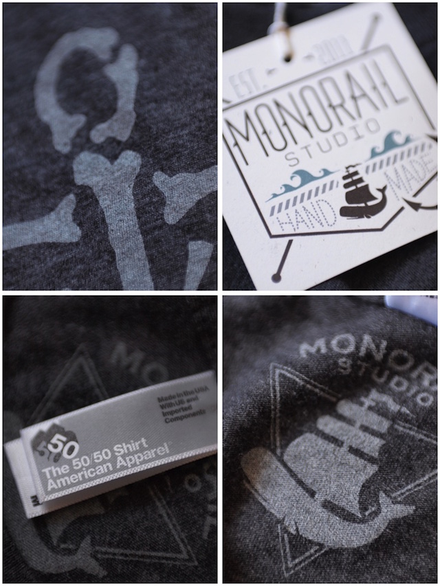 Monorail Studio T-Shirt Electric Summer Heather Black-3