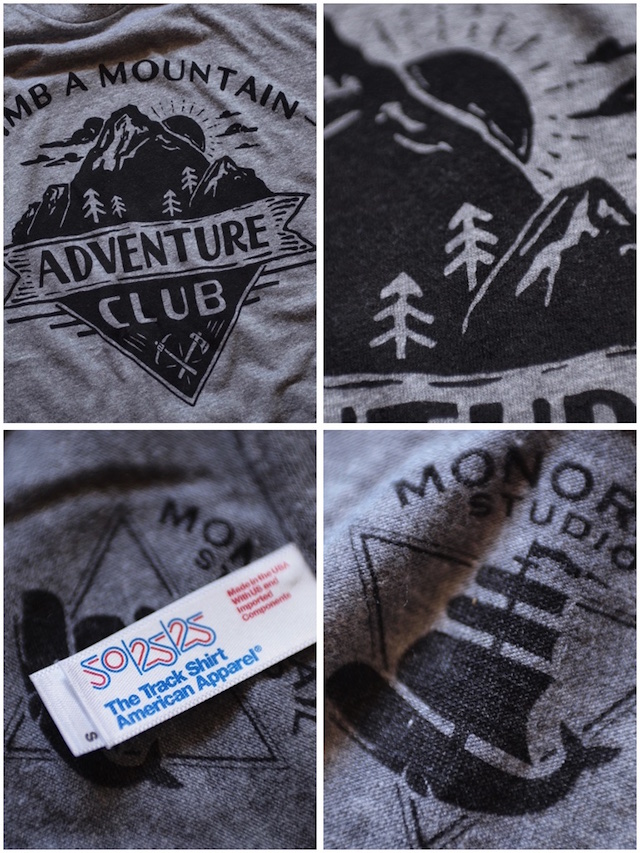 Monorail Studio T-Shirt Adventure Club Athletic Grey-3