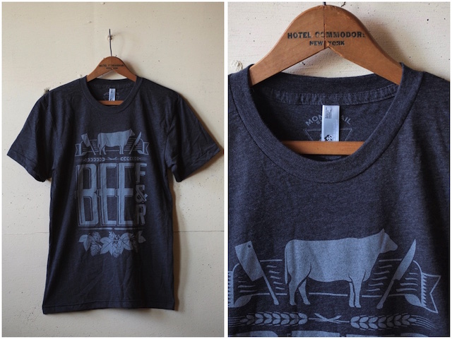 Monorail Studio T-Shirt Beef & Beer Heather Black-2