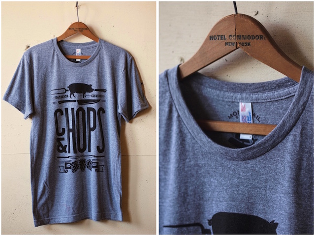 Monorail Studio T-Shirt Chops & Hops Athletic Grey-2