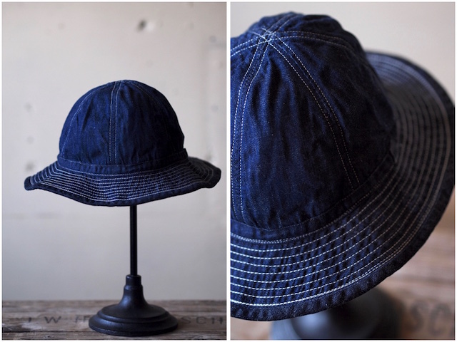 TCB jeans 30's Hat (US.Army Hat) Denim-2