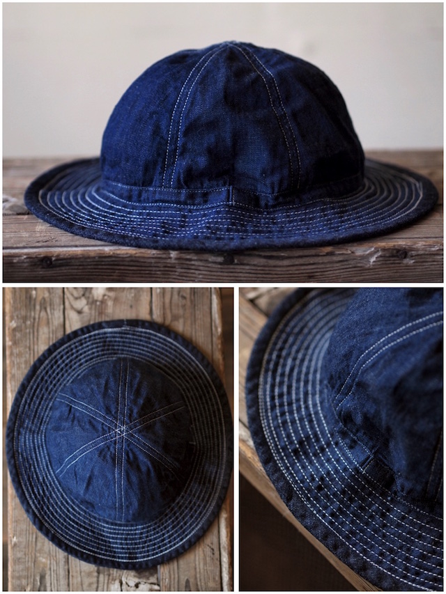 TCB jeans 30's Hat (US.Army Hat) Denim-3