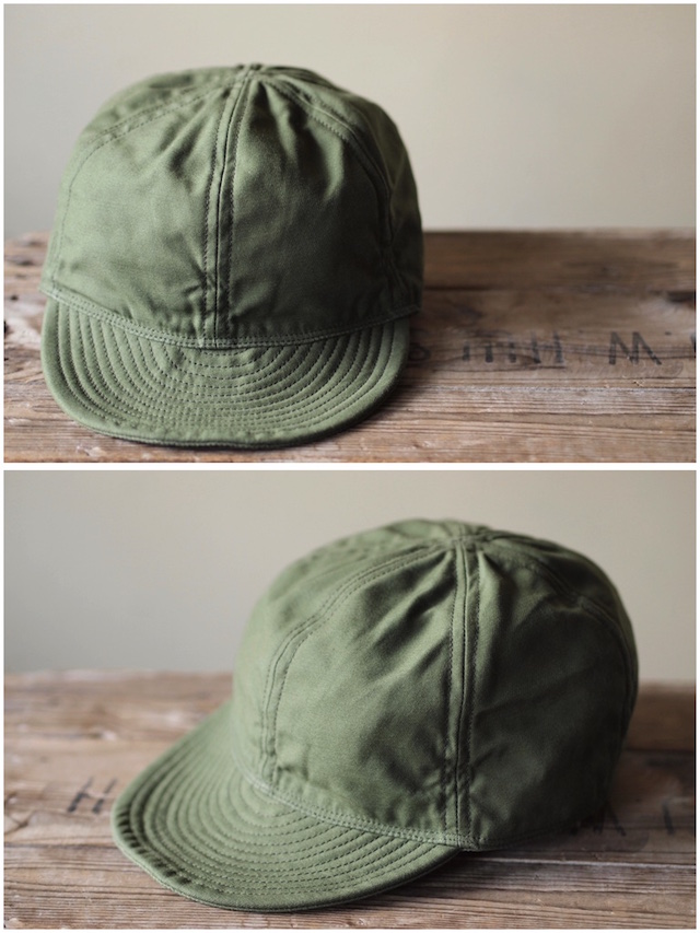 TCB jeans 40's Cap Back Sateen Olive / Army Air Force Mechanicman Cap-2