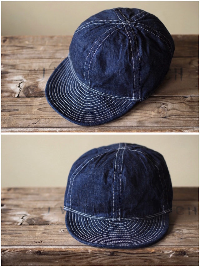 TCB jeans 40's Cap Denim / Army Air Force Mechanicman Cap-2