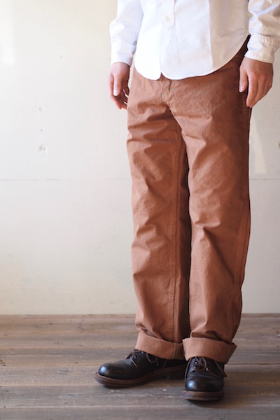 TCB jeans Carpenter Pants Brown Duck-3