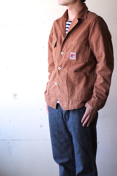 [TCB jeans] Chore JKT, Brown Duck / カバーオール, ブラウンダック【UNCLE JOHN】通販