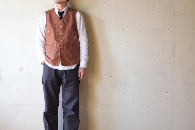 TCBjeans Foremen Vest, Brown Duck-2