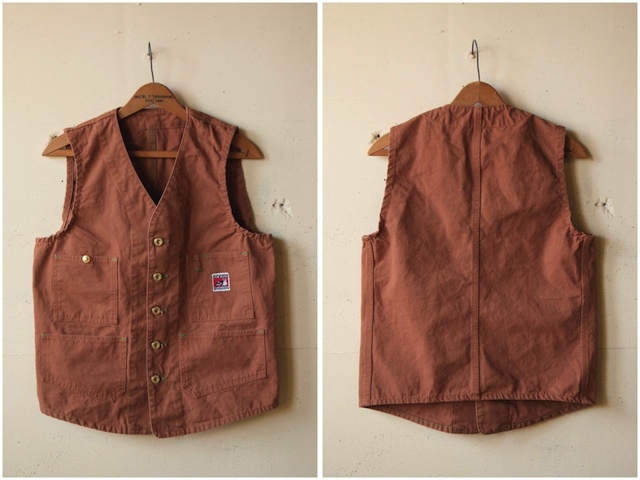 TCBjeans Foremen Vest, Brown Duck-4