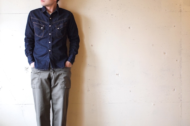 TCB jeans] RANCHMAN Shirt, DENIM / デニムウェスタンシャツ【UNCLE